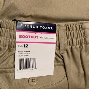 Uniform girls pants ( French toast) bootcut New with tags size 12